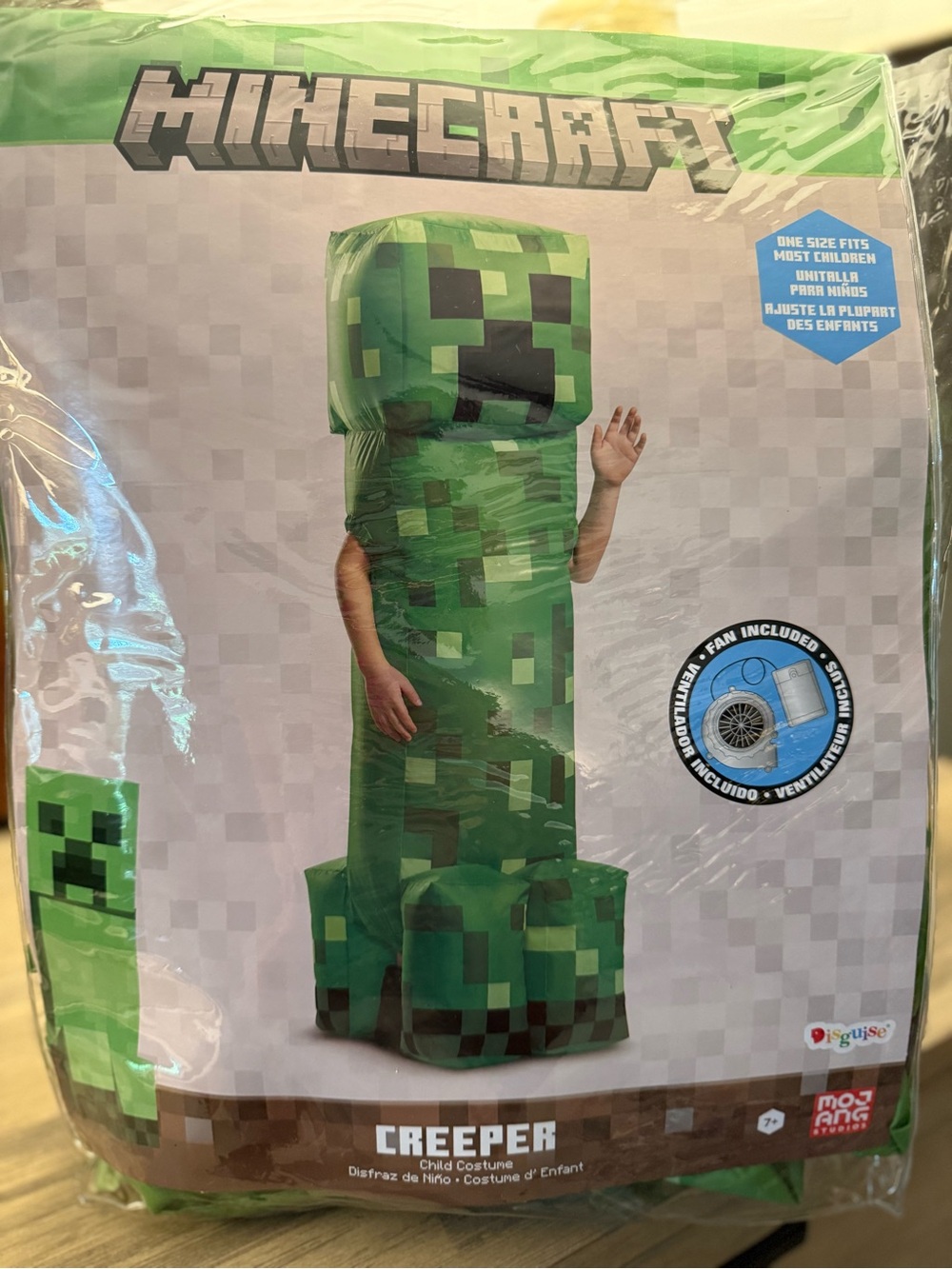 Minecraft Creeper Inflatable Costume - Green